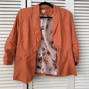 Jules & Leopold Terracotta Blazer